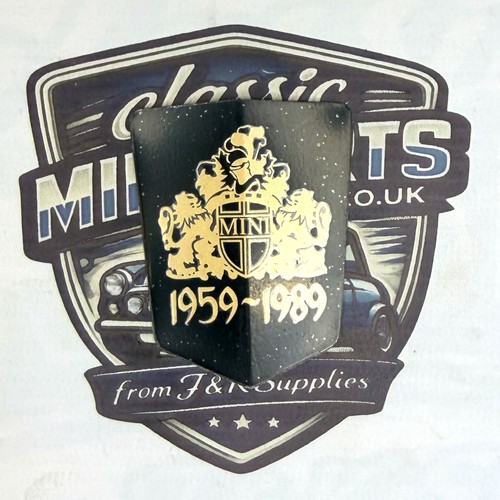 Classic mini bonnet badge - mini,