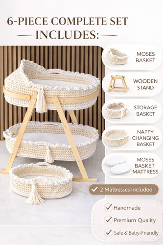 Baby moses basket with - baby,