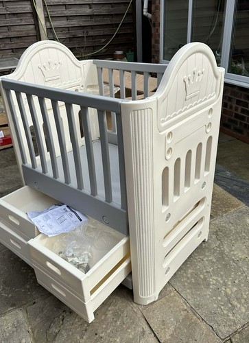 Baby plastic cot bed - cot, no