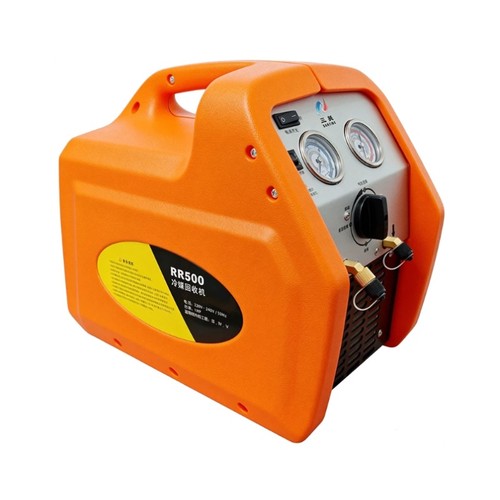 Refrigerant evacuation machine - refrigerant,