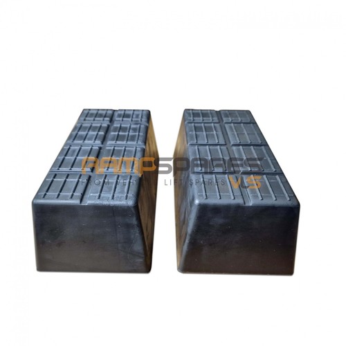 Rubber raiser blocks - raiser, (x2)