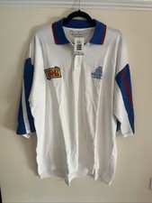 BNWT RARE Vintage Kent & Curwen Tetley Bitter 1990 England Cricket Polo XXL