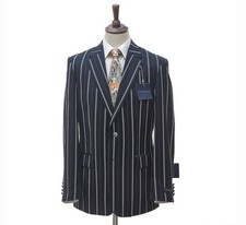 Gurteen 1784 Navy Striped Club