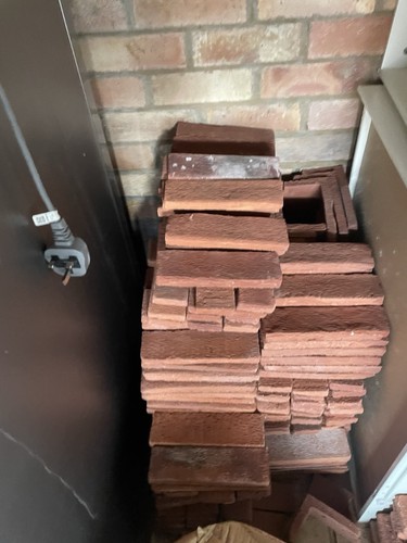 Brick slips red - brick,