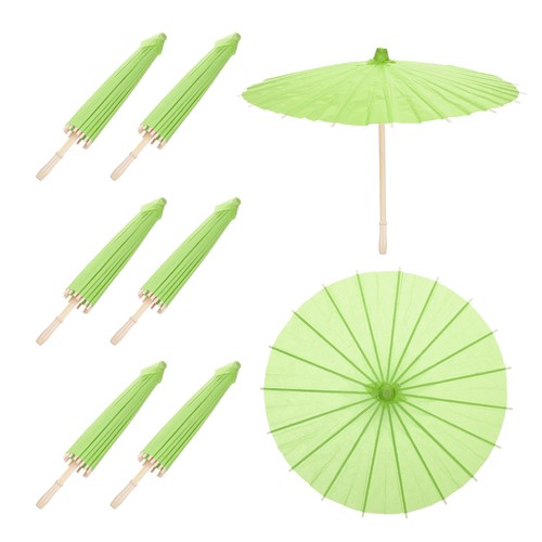6pcs paper umbrellas - umbrellas, 23.6"