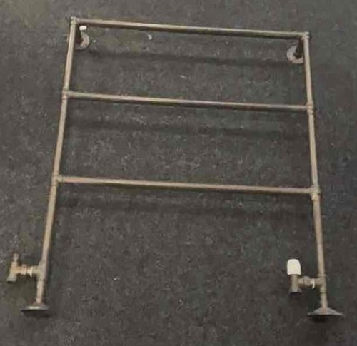 Antique brass ladder - , towel