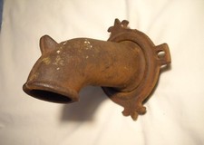 Vintage Water Pump Spout Cast Iron With Mounting Bracket