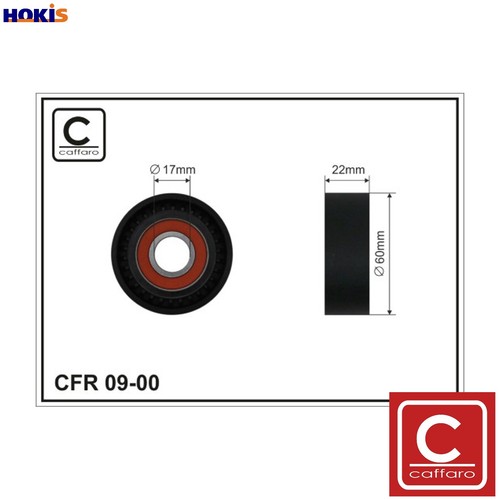Tensioner pulley vribbed belt - pulley,