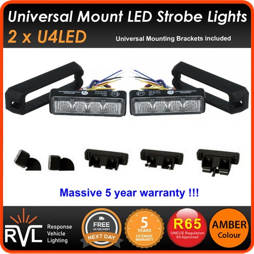 4led 24v yellow amber - 2x,