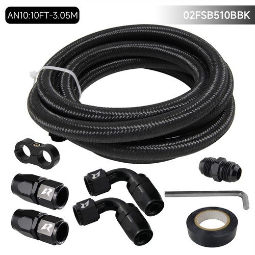 10ft an10 nylon stainless - 10ft,