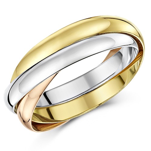 9ct russian wedding ring - 9ct,