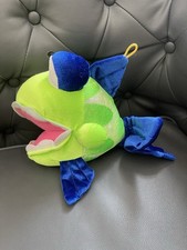 Green/Blue Piranha Fish Plush