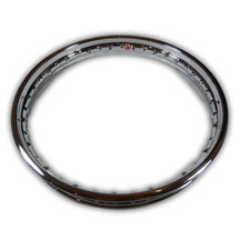 Triumph TR6 T120 Unit Models Front Chrome Wheel Rim WM2 18" Full Width Flanged