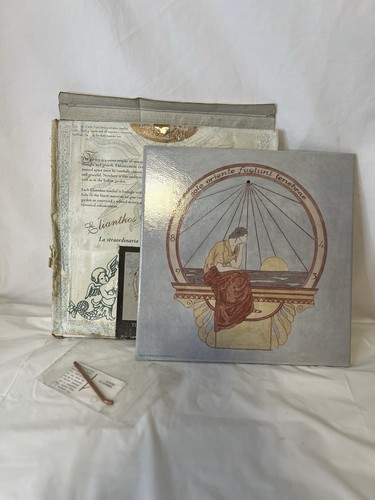 Vintage garden sundial - garden, ceramic