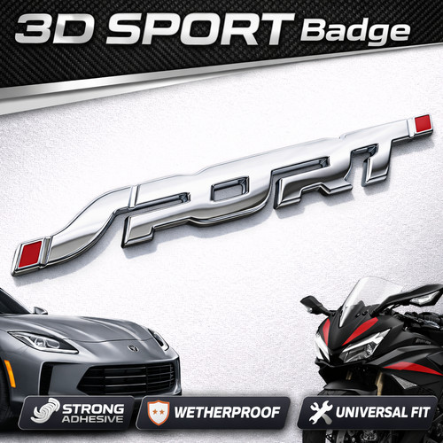 Sport edition metal - 3d, chrome