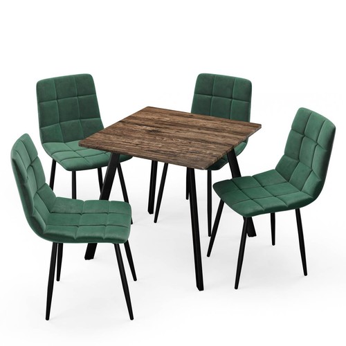 80cm square dining - 80cm, 4
