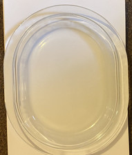HOSTESS heated trolley Oval dish LID ONLY  Pyrex glass 