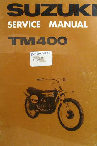 Suzuki tm400 workshop - suzuki,