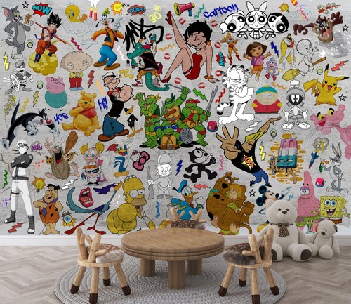 Cartoon character graffiti - cartoon,