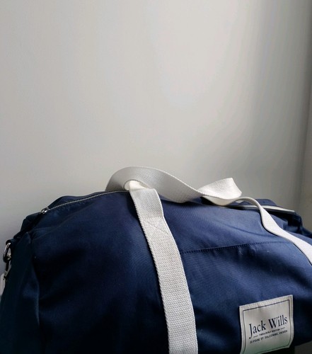 Jack wills navy holdall - jack,
