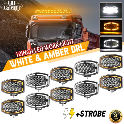 Clear jumbo oval fog lamp - clear,