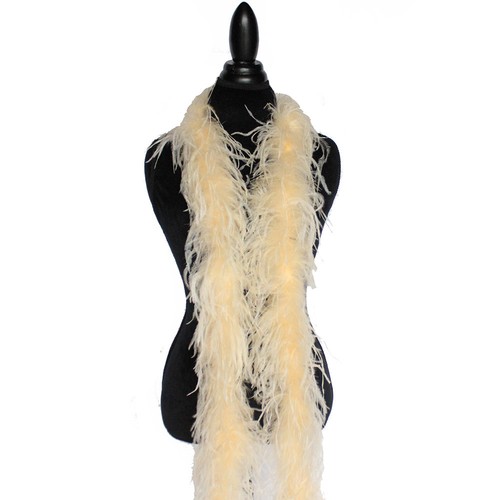 Champagne 2ply ostrich feather - champagne,