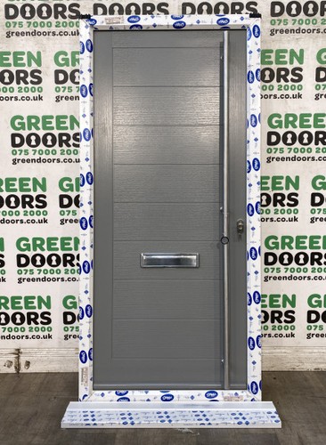 Grey composite front - grey, door