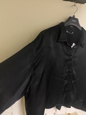 Zara Heavy Satin Boxy Shirt