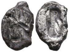 Achaemenid Silver Siglos - Achaemenid Empire 485-420 BC - Carradice Type IIIb