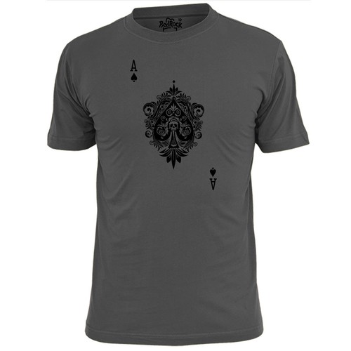 Mens ace spades shirt - spades,