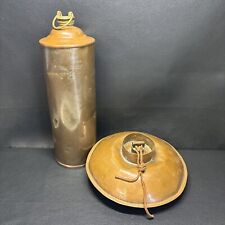 2 x Antique / Vintage Brass Hot Water Bottles, Incl. Shirley’s HECLA 