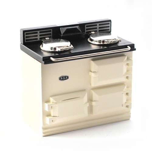 Dolls house cream aga - house,