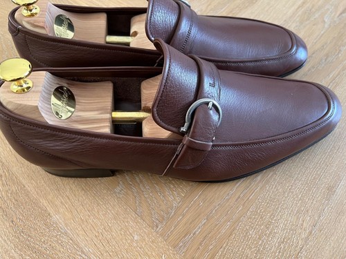 Ferragamo men brown leather - men's,
