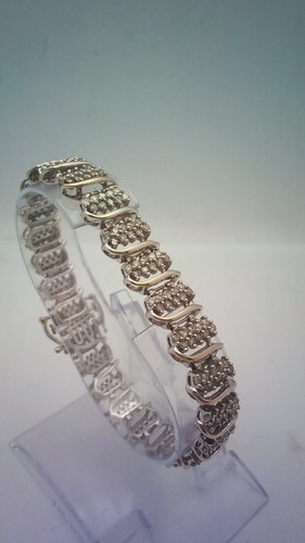 Hallmarked 9ct white gold - gold, &