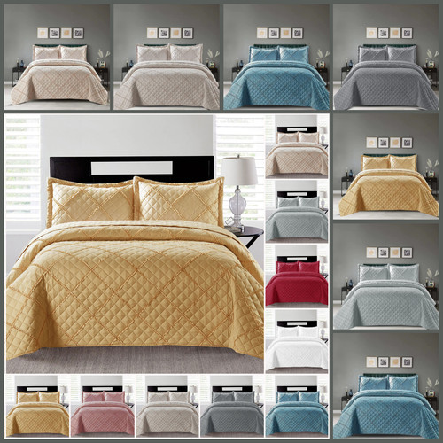 Embossed quilty ruffle quilted - quilty,