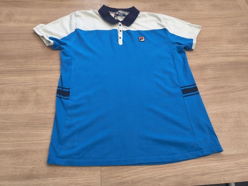 Vintage blue fila white - vintage,