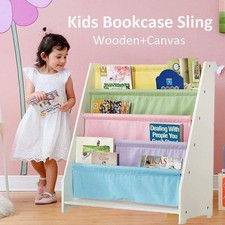 Wooden Kids Book Shelf