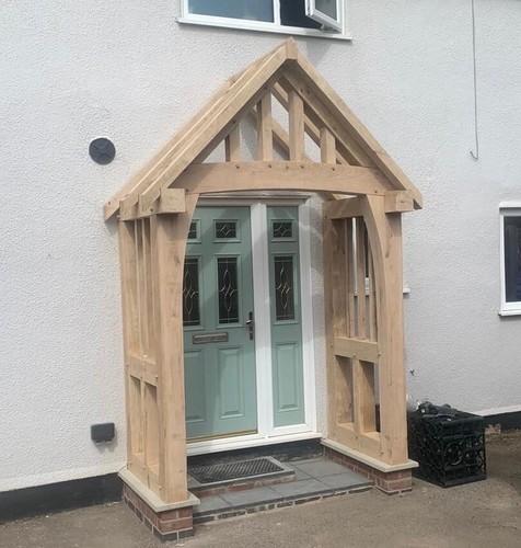 Oak porch - porch,