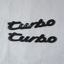 2x Black Matte turbo Big New