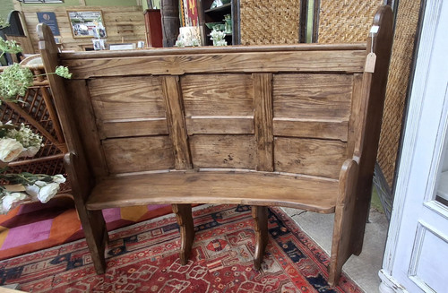 Charming antique pine settle - antique,