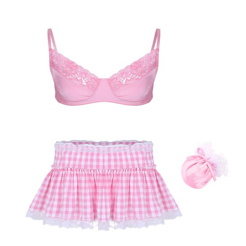 Men sissy lingerie bralette - uk,