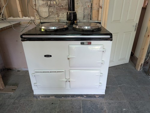 Aga gas cooker white - cooker,