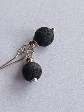 Vintage Doll Earrings Black