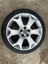 VAUXHALLASTRA VXR 18" ALLOY WHEEL SINGLE SNOWFLAKE 5 X 110 MK5 H 2008 NEW TYRE