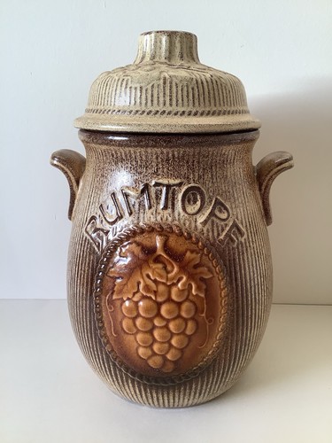 Vintage rumtopf ceramic - rumtopf,