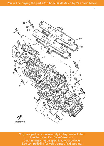 Yamaha bolt 90109 - yamaha, 90109-064f0