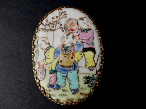 Vintage chinese silver - vintage, plate
