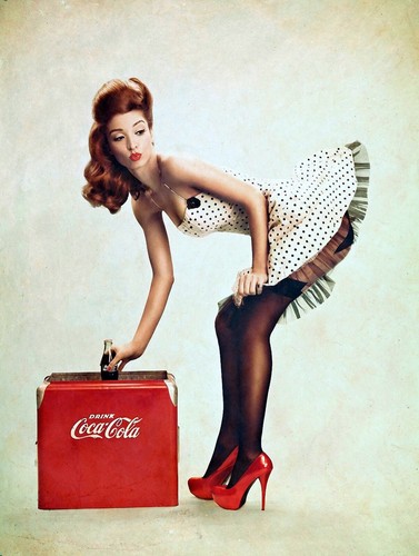Coca cola retro replica - coca, cola,