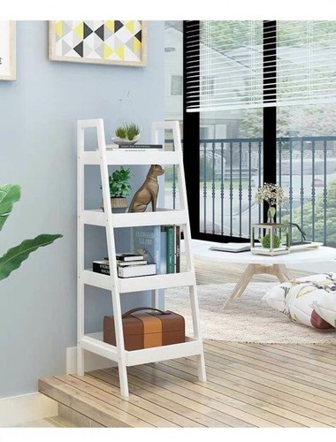 Ladder shelf bookcase tier - bookcase,