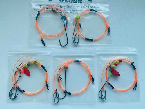 Single hook flapper rigs - 5x,